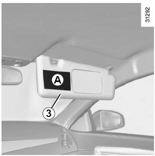 Désactivation de l'airbag passager avant