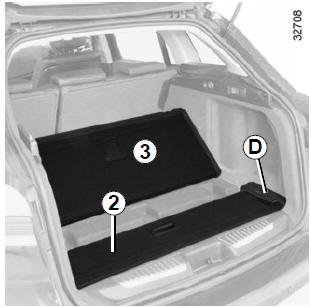 Rangement du cache-bagages 2