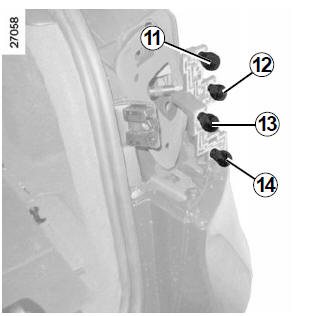 Renault Laguna: Feux arrière (remplacement des lampes) - Conseils ...