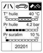 bouton MENU pour