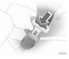 Ceinture de sécurité à trois points