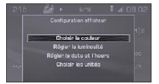 Confi guration affi cheur