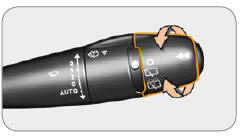 Commande d'essuie-vitre arriere 407sw