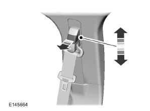 Réglage en hauteur des ceintures de sécurité