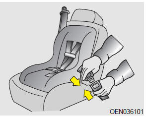 Mettre une ceinture de sécurité de passager au mode d'auto-bouclage