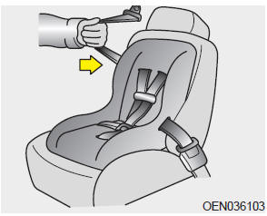 Mettre une ceinture de sécurité de passager au mode d'auto-bouclage