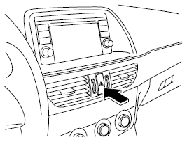 Rangement de la roue de secours et des outils