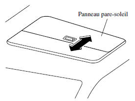 Panneau pare-soleil