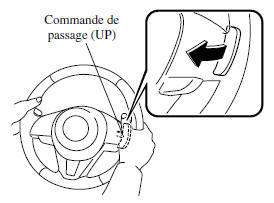 Passage manuel au rapport supérieur