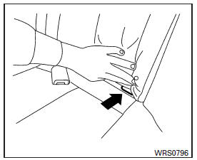 Emplacement des points d'ancrage inférieurs du système LATCH