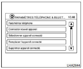 Raccordement d'un appareil BluetoothMD