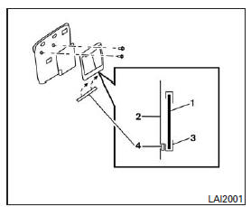 Capitonnage de support de plaque d'immatriculation