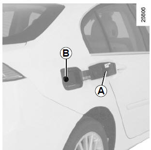 Le clapet B est intégré au conduit de
