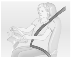 Tirer la ceinture de sécurité et l'encliqueter