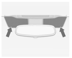 Les zones repérées du pare-brise ne