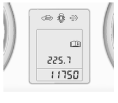 L'affichage de mi-niveau indique :