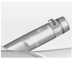 Tourner la roue moletée pour régler la