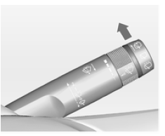 Pousser la manette. Le produit de