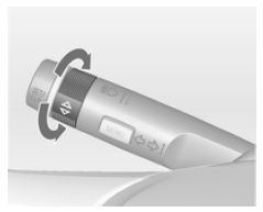 Menu informations trajet/carbur. sur l'affichage de niveau supérieur