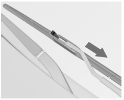 Désencliqueter le balai d'essuieglace