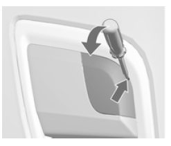 Insignia OPC : introduire le tournevis