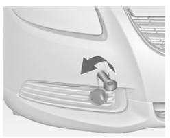 Visser l'oeillet de remorquage au