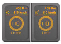 Le mode régulateur ou limiteur de vitesse