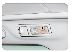 Clé en position contact ou démarrage,