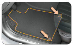 Lors du démontage du surtapis côté