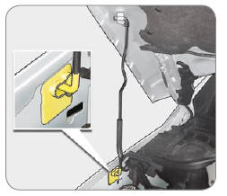 Fixez la béquille dans son logement