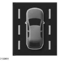 Une colonne de marquages de voie est