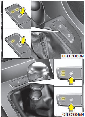 Chauffe-siège (si équipé)