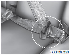 Si vous utilisez la ceinture de sécurité