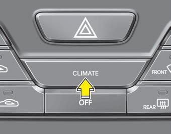 Sélection de l'écran d'information sur la climatisation (si équipé)