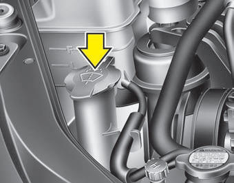 Vérifier le niveau du lave-glace