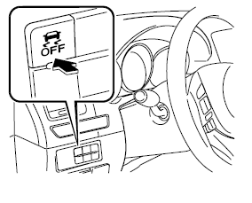 Appuyer sur l'interrupteur DSC OFF de