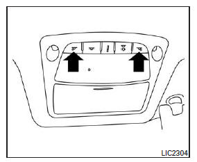 Appuyez sur le bouton pour allumer les lampes