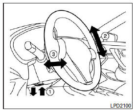 Abaissez le levier de verrouillage 1 et montez ou