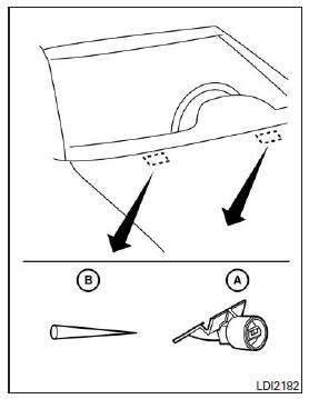 Si vous cirez la surface du capot, assurez-vous
